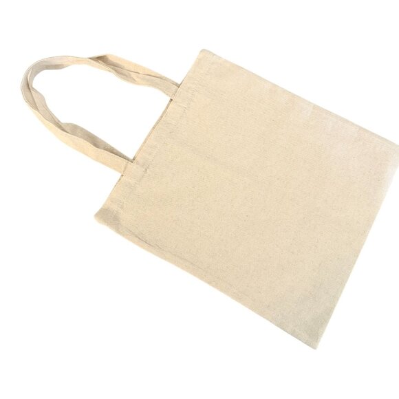 Music Note Floral Canvas Tote Bag Eco Friendly Reusable Shopping Bag Long Handle - Picture 6 of 7